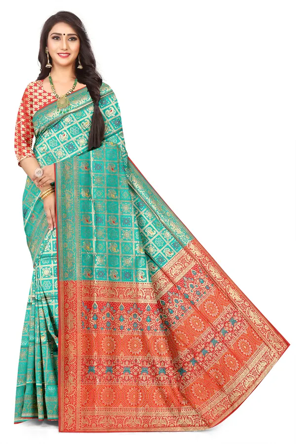 Stylish_Premium_Patoda_Jacquard_Saree_With_Rich_Finish_Default_Title