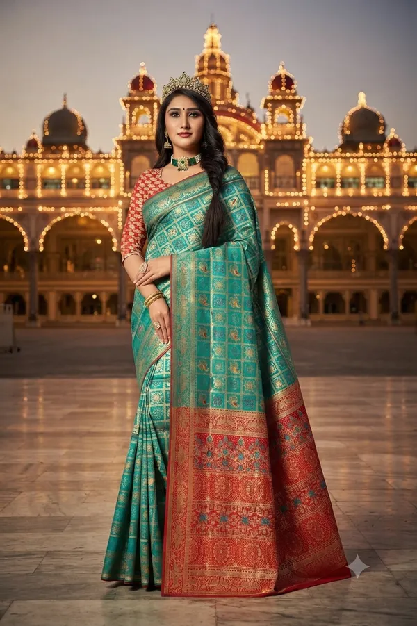 Stylish_Premium_Patoda_Jacquard_Saree_With_Rich_Finish_Default_Title