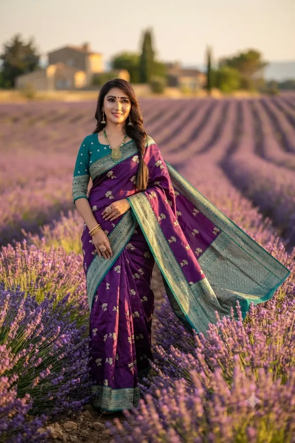 Woven_Embellished_Jacquard_Saree_Default_Title