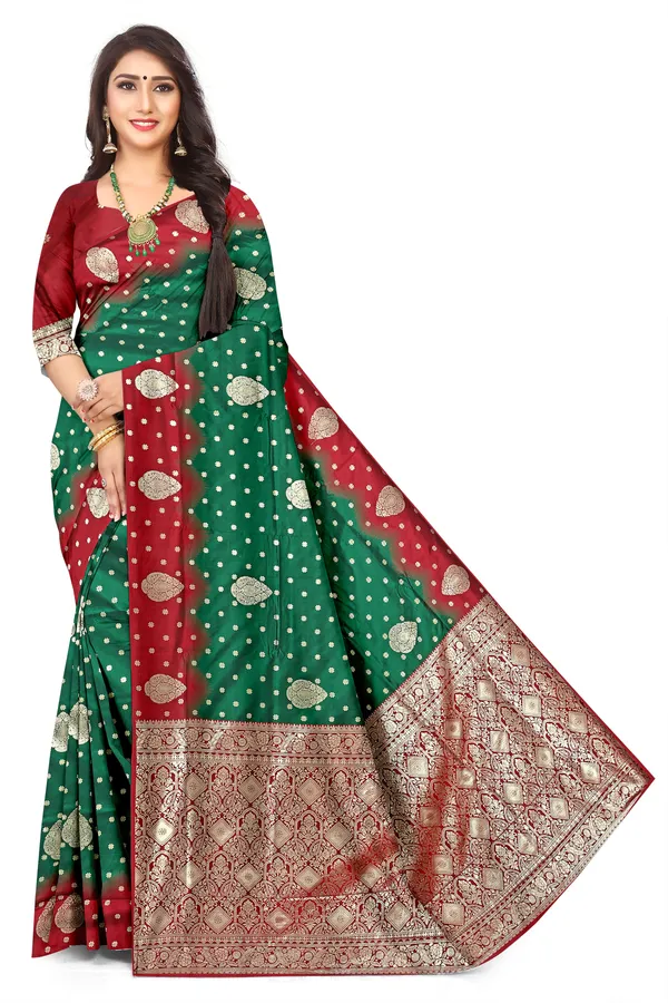 Elegant_Designer_Paisley_Jacquard_Saree_Default_Title