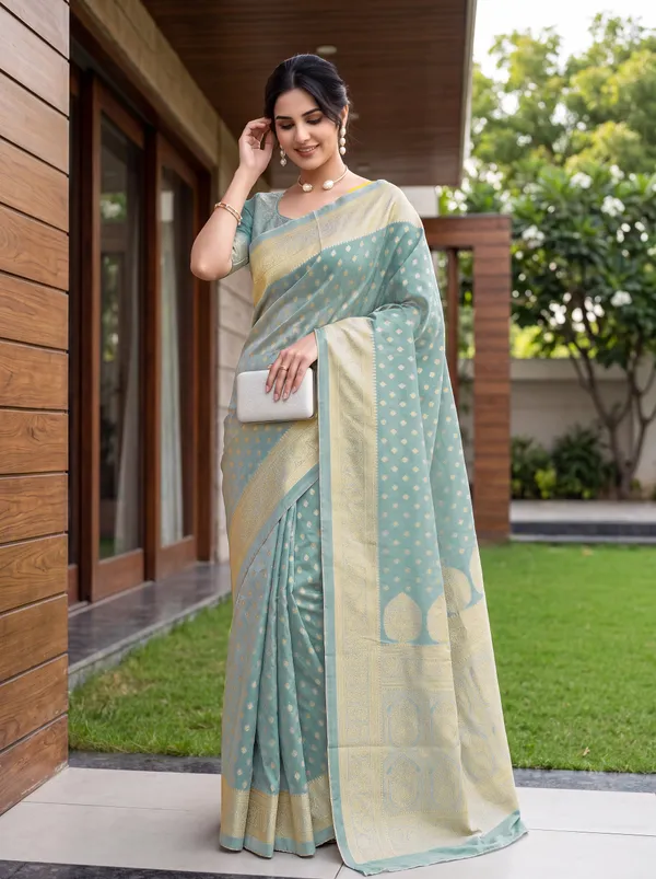 Light_Sky_Blue_Viscose_Tissue_Silk_Saree_With_Zari_Woven_Border_Zari_Booti_Design_Default_Title