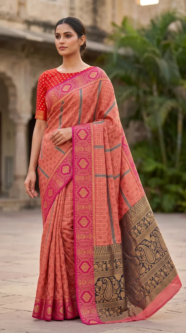 Premium_Organza_Pattern_Design_Jacquard_Saree_Default_Title