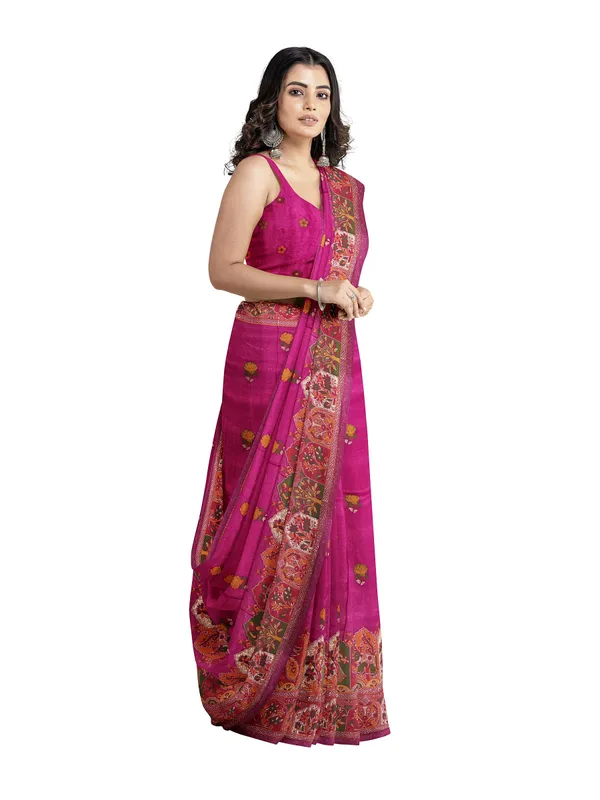 Pashmina_Rani_Viscose_Jacquard_Saree_With_Heavy_Meenakari_Work_Default_Title