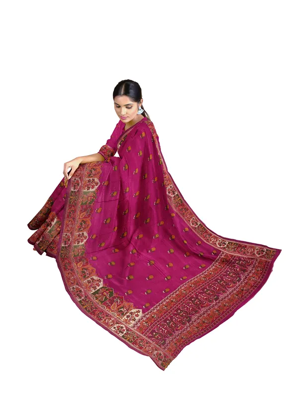 Pashmina_Rani_Viscose_Jacquard_Saree_With_Heavy_Meenakari_Work_Default_Title