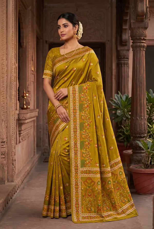 Mustard_Yellow_Viscose_Banarasi_Pashmina_Saree_Heavy_Meenakari_Jacquard_Default_Title
