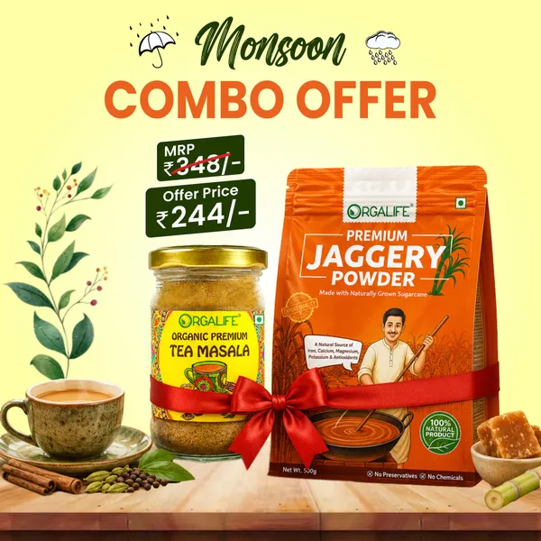 Monsoon_Combo_Pack_Organic_Tea_Masala_Organic_Jaggery_Powder