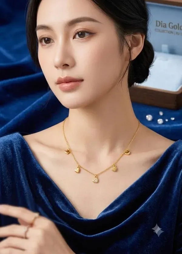 Golden_Metal_Alloy_Multi_Heart_Charm_Necklace_For_Women_Pack_Of_2