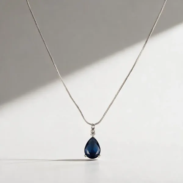 Blue_Teardrop_Gemstone_Gold_Tone_Pendant_Necklace_For_Women_Pack_Of_2