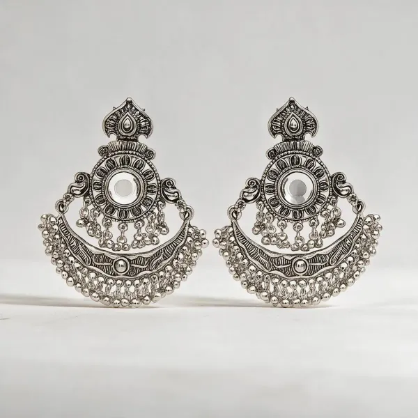 Silver_Metal_Alloy_Mirror_Work_Pearl_Drop_Jhumka_Earrings_For_Women