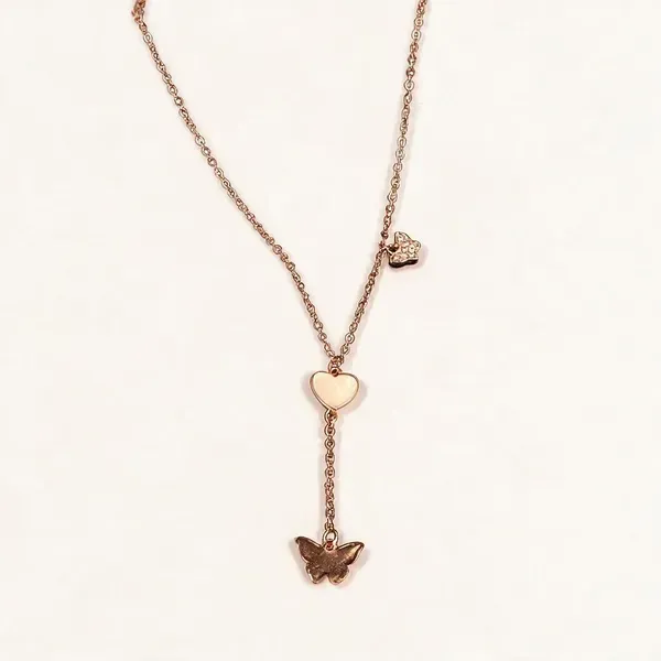 Gold_Plated_Heart_Butterfly_Pendant_Necklace_For_Women_Pack_Of_2