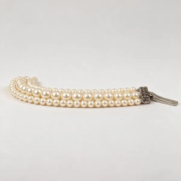 White_Pearl_Multi_Layer_Choker_Necklace_For_Women