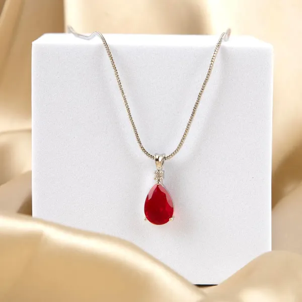 Red_Teardrop_Gemstone_Gold_Tone_Pendant_Necklace_For_Women_Pack_Of_2