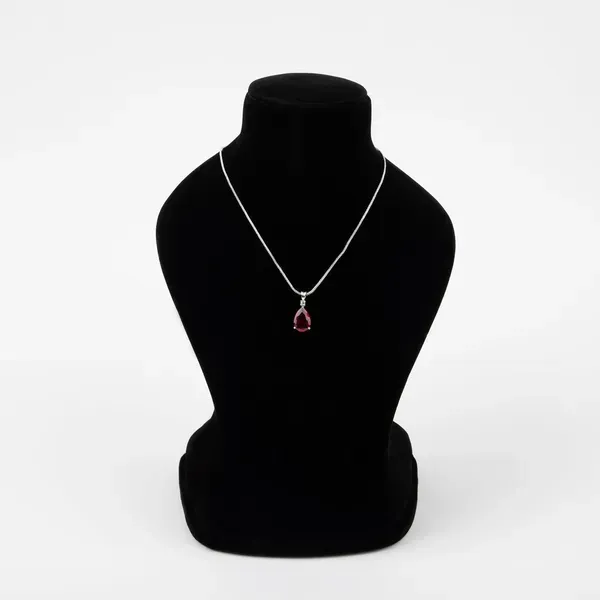 Red_Teardrop_Gemstone_Gold_Tone_Pendant_Necklace_For_Women_Pack_Of_2