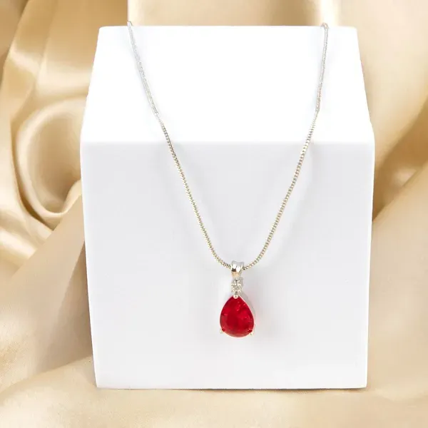 Red_Teardrop_Gemstone_Gold_Tone_Pendant_Necklace_For_Women_Pack_Of_2