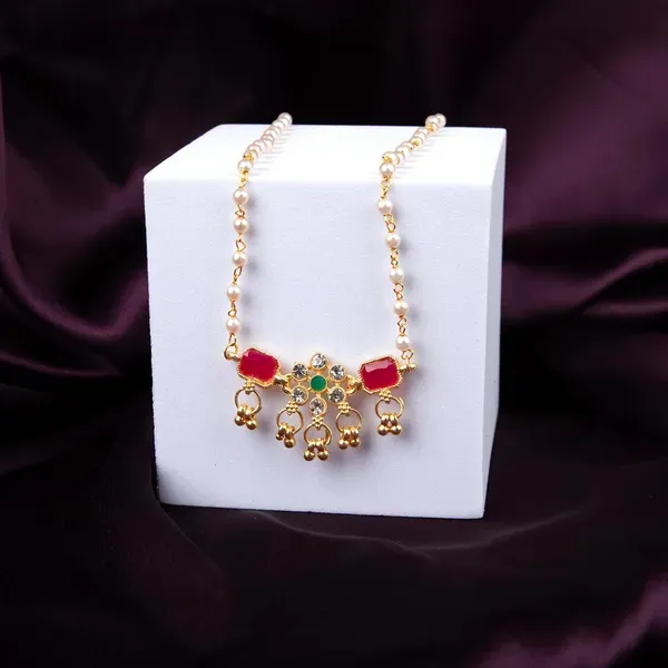 Gold_Plated_Pearl_Red_Green_Stone_Necklace_Earrings_For_Women_Pack_Of_2
