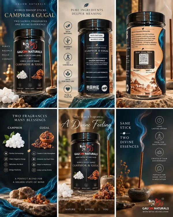 HYBRID_FRAGRANCE_RANGE-_Camphor_And_Gugal_Hybrid_Dhoop_Sticks