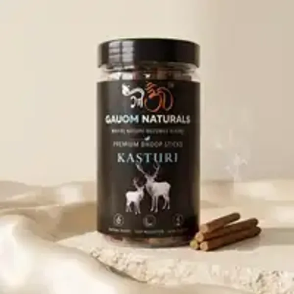 Gauom_Naturals_Premium_Cowdung_Cakes_6_Inches,_Camphor_Gugal_Sambrani_Dhoop_Cups,_Natural_Edible_Bhimseni_Camphor_Crystals_50G,_and_Kasturi_Natural_Premium_Dhoop_Sticks_Combo_Pack_of_4
