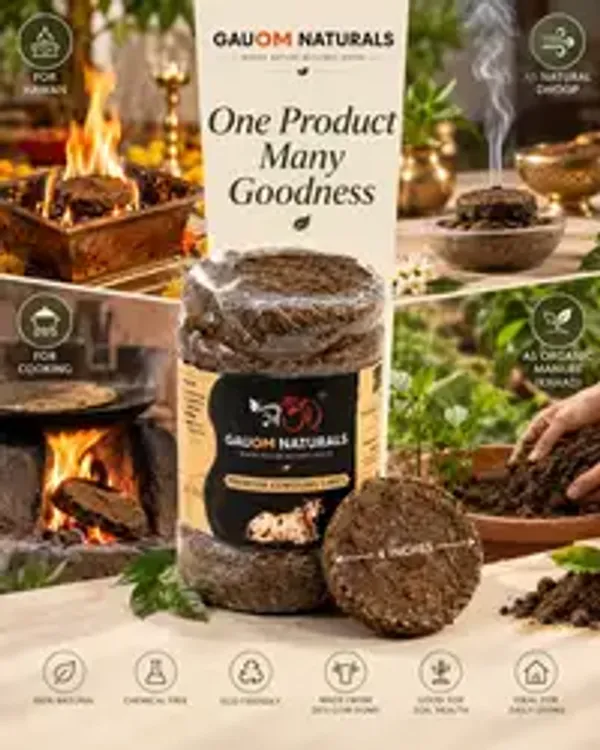 Gauom_Naturals_Premium_Cowdung_Cakes_6_Inches,_Camphor_Gugal_Sambrani_Dhoop_Cups,_Natural_Edible_Bhimseni_Camphor_Crystals_50G,_and_Kasturi_Natural_Premium_Dhoop_Sticks_Combo_Pack_of_4