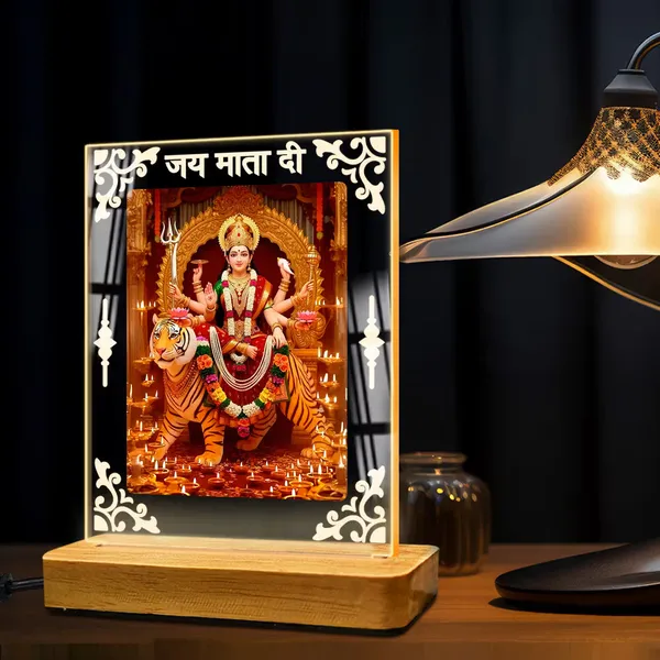 Multicolor_Acrylic__Wood_And_Mdf_Led_Lamp