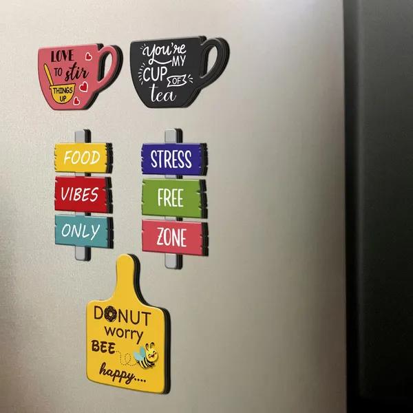 Kitchen_Quotes_Mdf_Wooden_Fridge_Magnet_Set_Of_5