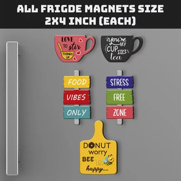 Kitchen_Quotes_Mdf_Wooden_Fridge_Magnet_Set_Of_5