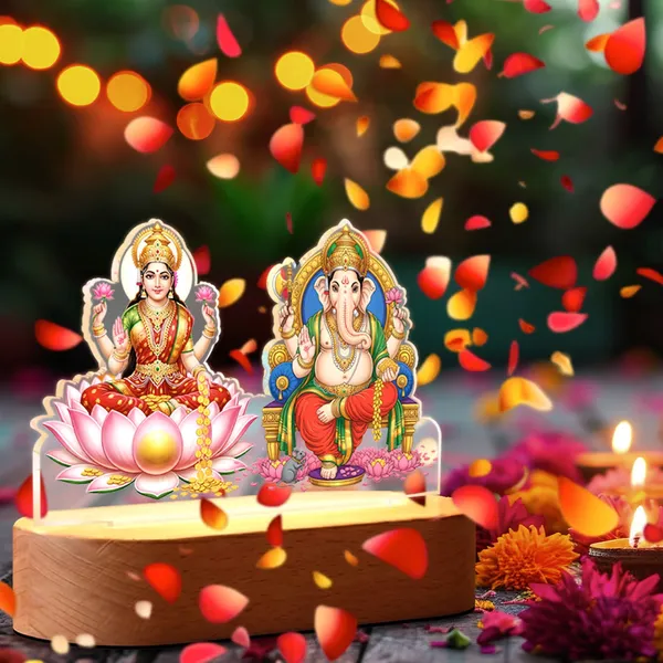 Multicolor_Acrylic_&_Wood_And_Mdf_Led_Lamp