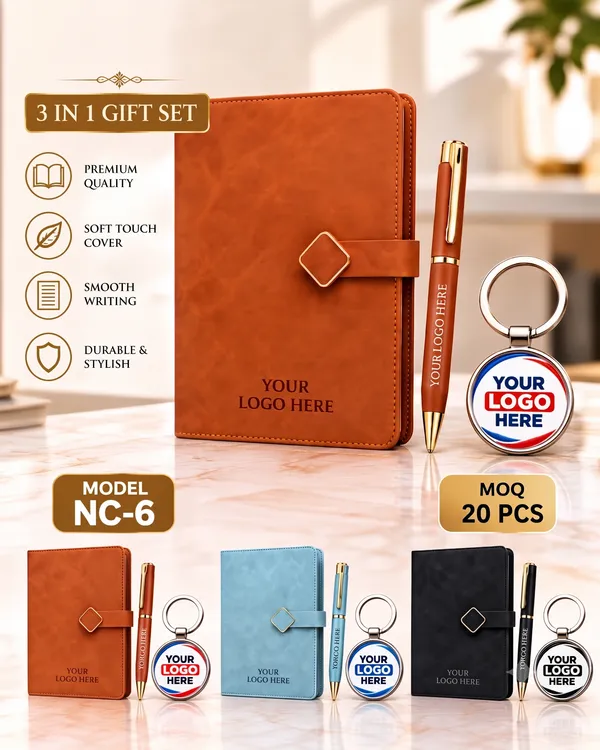 Multicolor_Paper_&_Metal_Notebook_Gift_Set