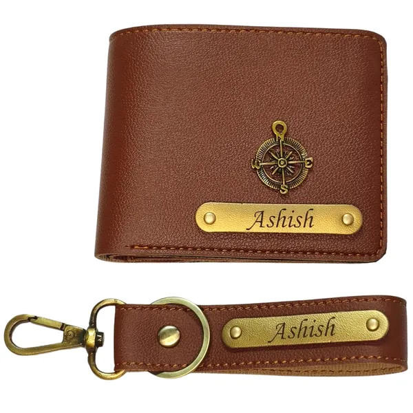 Faux_Leather_Wallet_And_Keychain_Gift_Set_For_Men