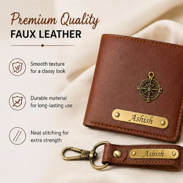 Faux_Leather_Wallet_And_Keychain_Gift_Set_For_Men