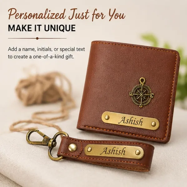 Faux_Leather_Wallet_And_Keychain_Gift_Set_For_Men