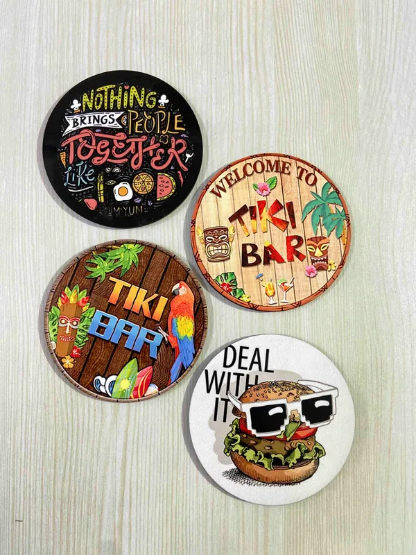 Multicolor_Mdf_And_Wood_Coaster
