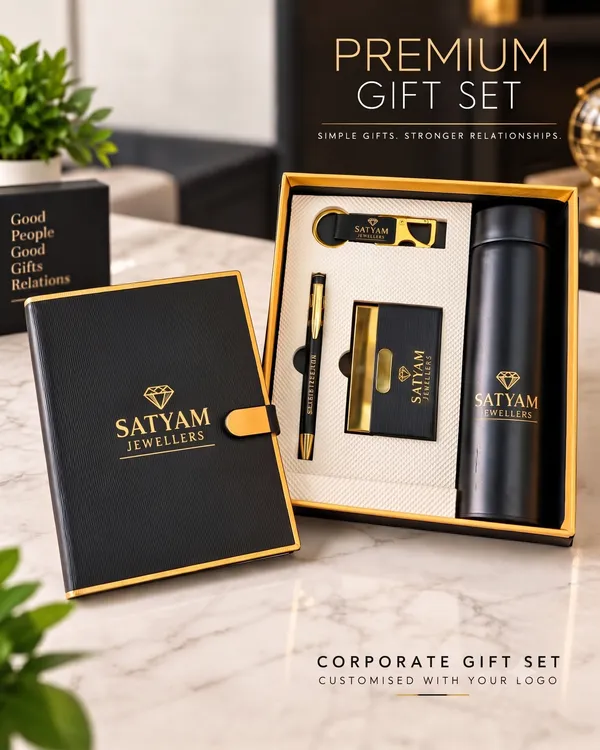 Satyam_Jewellers_Corporate_Gift_Set_With_Notebook_Pen_Bottle_(MOQ_20)