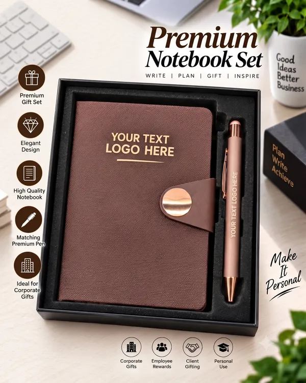 Brown_Hardcover_Notebook_And_Pen_Gift_Set_(MOQ_20)