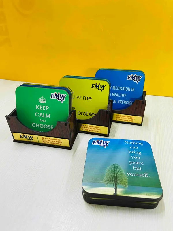 Multicolor_Mdf_And_Wood_Coaster