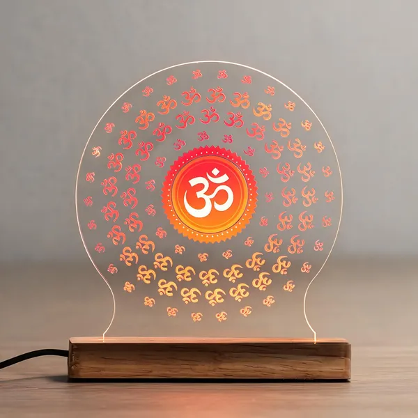 Multicolor_Acrylic__Wood_And_Mdf_Led_Lamp