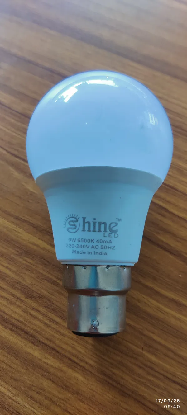 Shine_LED_9W_B22_Cool_Daylight_LED_Bulb