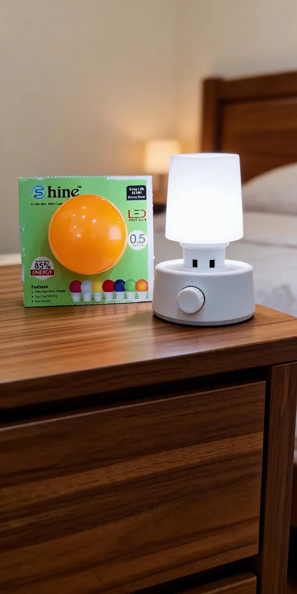 Fiber_Bedroom_Green_0.5W_LED_Night_Bulb_Pack_Of_12