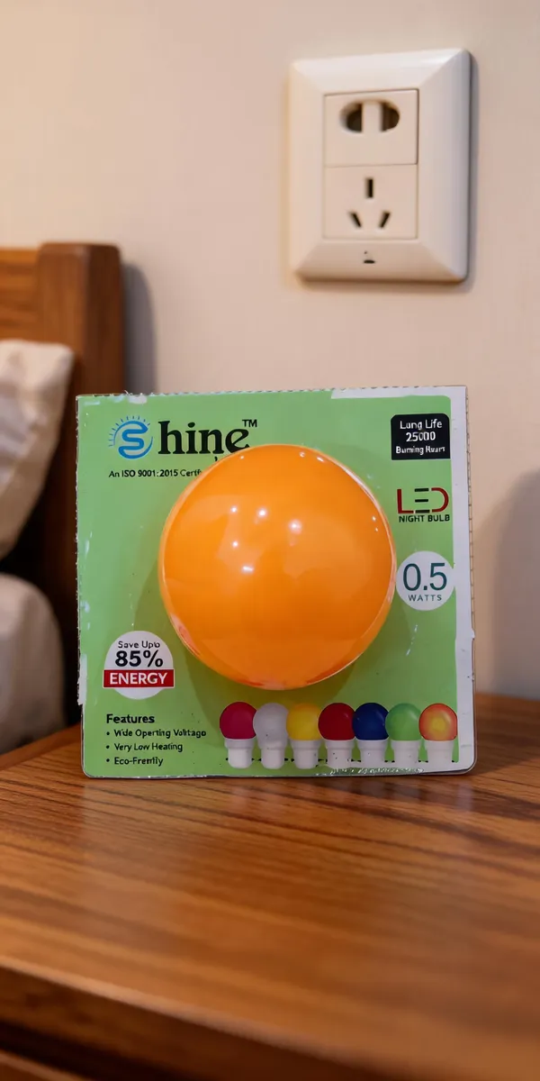 Fiber_Bedroom_Orange_0.5W_LED_Night_Bulb_Pack_Of_12