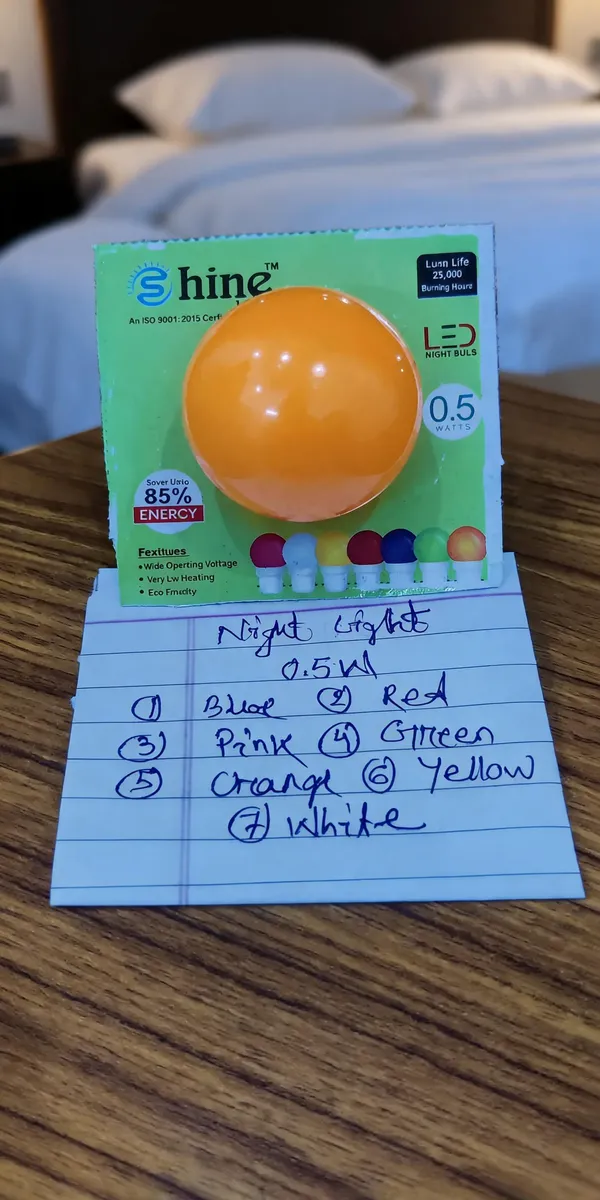 Fiber_Bedroom_Orange_0.5W_LED_Night_Bulb_Pack_Of_12