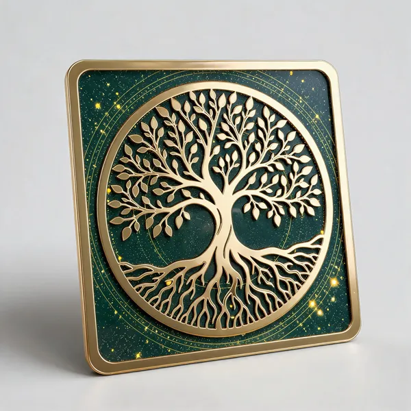 Gold_Tone_Spiritual_Tree_Of_Life_Square_Wall_Decor