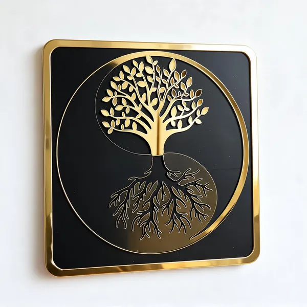 Gold_Tone_Modern_Tree_Of_Life_Square_Wall_Decor
