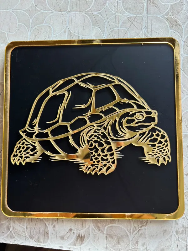 Metallic_Gold_Tone_Turtle_Motif_Square_Wall_Decor_Panel