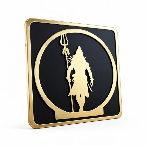 Gold_Tone_Spiritual_Shiva_Trident_Square_Wall_Decor
