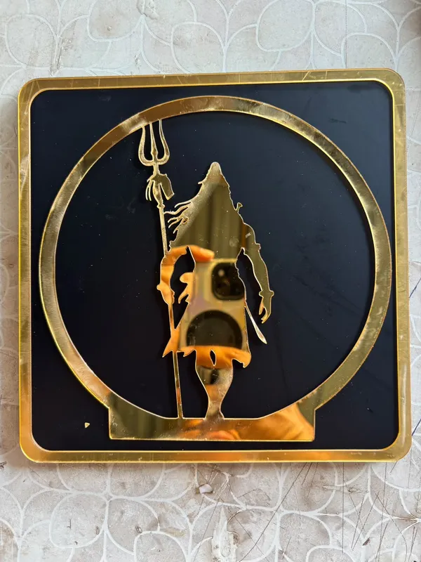 Gold_Tone_Spiritual_Shiva_Trident_Square_Wall_Decor