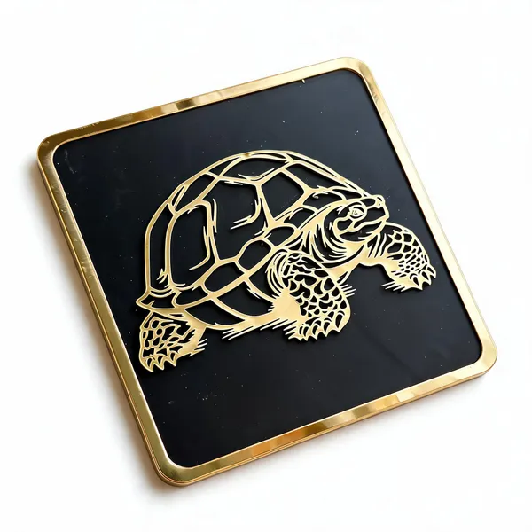 Metallic_Gold_Tone_Turtle_Motif_Square_Wall_Decor_Panel