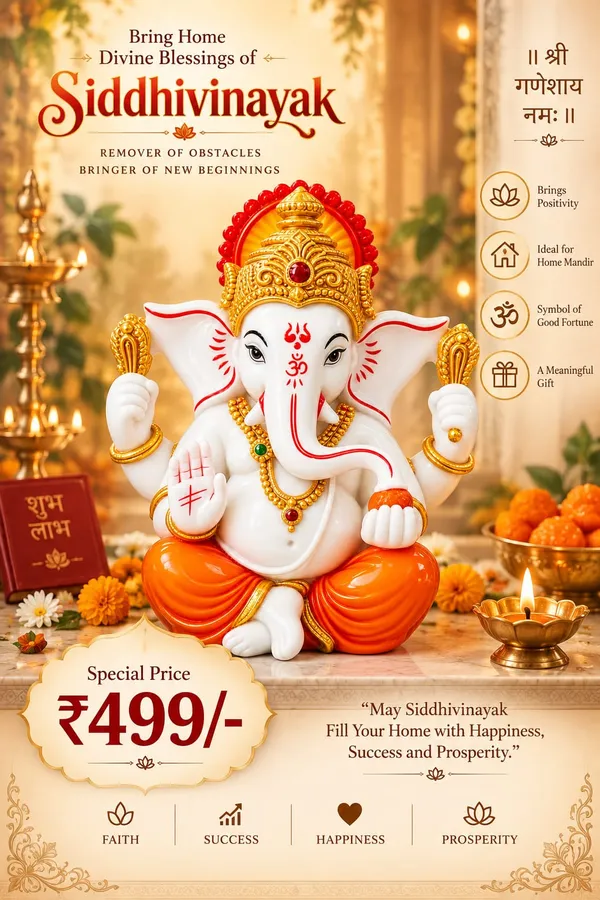 Premium_Siddhivinayak_Ganesh_Idol_12_Cm_Divine_Murti_499_Default_Title