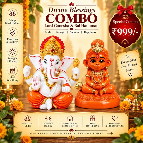 Divine_Blessings_Combo_Lord_Ganesha_Hanuman_Ji_Idol_Set_Default_Title