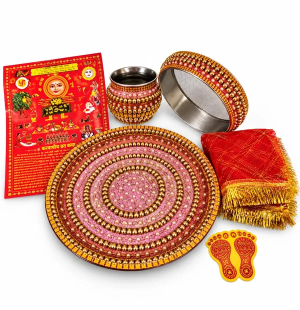 Pink_Karva_Chauth_Combo