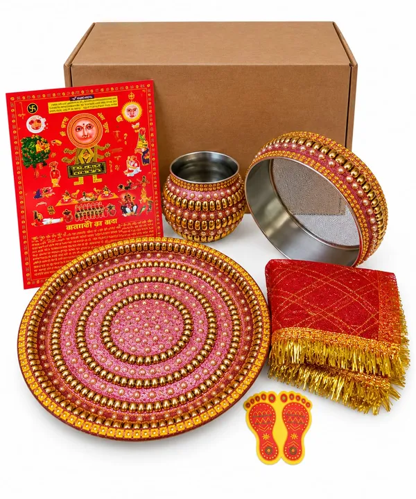 Pink_Karva_Chauth_Combo