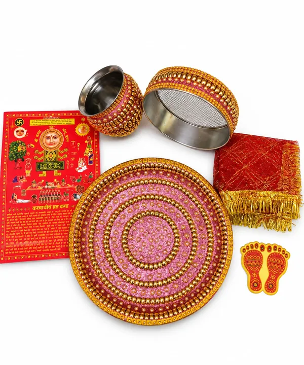 Pink_Karva_Chauth_Combo
